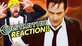 CONSTANTINE 2005 MOVIE REACTION First Time Watching Keanu Reeves  John Constantine DC [upl. by Htepsle]