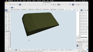 ARCHICAD 25 MODELLING  15 MESH [upl. by Atirihs]