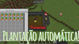 Tutorial de como fazer uma plantação automática no Minecraft [upl. by Odlaumor296]