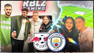 ICH nehme ABONNENT mit zum CL Spiel🔥😞RB Leipzig  Manchester City Highlights🤯I Ebru Stadionvlog [upl. by Berners]