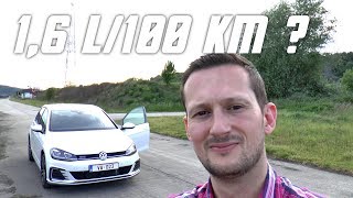 16 L100 km pour la VW Golf GTE 2017  JE VÉRIFIE [upl. by Annmaria652]