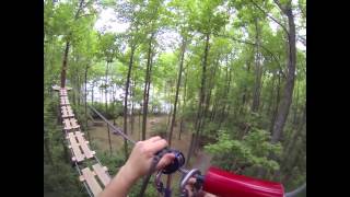 Go Ape Rope Course in Bear Delaware [upl. by Fang580]