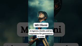 MS Dhoni  Biography  Short life story [upl. by Annamarie]