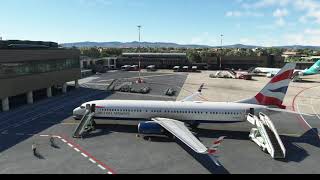 B737 900 LANDING AT BOLZANO LIPB LOC RWY 01 [upl. by Yesnek]