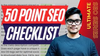 Onpage SEO Checklist  Ultimate SEO Series  AI SEO Prompts amp Templates [upl. by Evette]