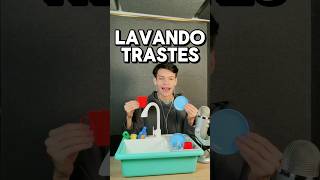 POV TE OBLIGAN A LAVAR LOS TRASTES asmr shorts toys asmrvideo comedia [upl. by Koralle612]