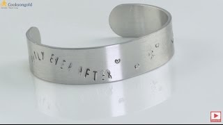 Cooksongold Project Personalised Bangle Project [upl. by Remmer]