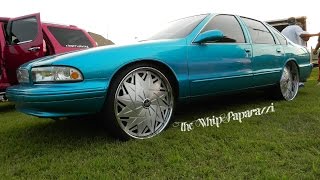 Candy Teal Chevy Impala SS on 26quot Dub Dazr Floaters Battle of The Whipz 2K16 [upl. by Whitson388]