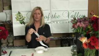 Wedding Flowers  How to Make a Hand Tied Bouquet [upl. by Aerdma]