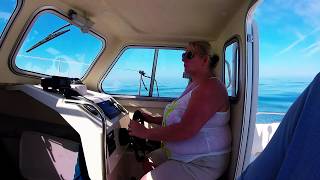 Iles Chausey in Normandydog our Orkney Pilothouse 20 mk3 [upl. by Bailar]