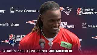 Joe Milton III quotWe have to be readyquot  New England Patriots Press Conference [upl. by Max]