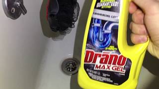 How To Unclog A Drain With Drano Gel Commercial Strength [upl. by Naot]