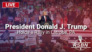 LIVE REPLAY President Trump Holds a Rally in Latrobe PA  101924 [upl. by Hembree]