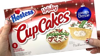 Hostess Holiday CupCakes  Unwrapping [upl. by Aiset880]