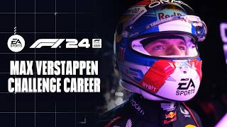 F1 24  Unlock Max Verstappen’s 2024 race helmet with Challenge Career [upl. by Kcirdaed]