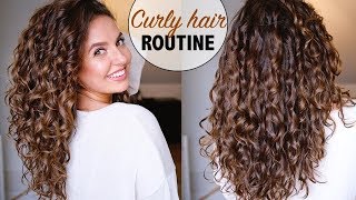 CURLY HAIR ROUTINE  CG METHODE 🙅🏽‍♀️  Paulien Tilstra [upl. by Marpet]