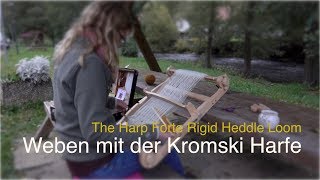 The Harp Forte Rigid Heddle Loom  Weben mit der Kromski Harfe [upl. by Asenev]