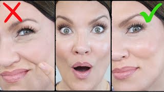 FINE LINES amp WRINKLES amp DRY CREPEY UNDER EYE SKIN is INSTANTLY BETTER with this Trick [upl. by Asirrac983]