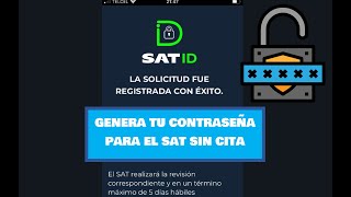 ¿CÓMO GENERAR MI CONTRASEÑA DEL RFC EN SAT ID SIN FILAS NI CITA EN EL SAT [upl. by Durer674]