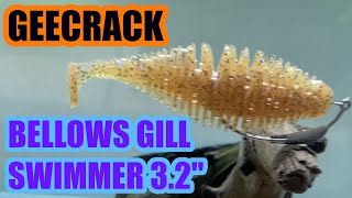 ジークラック ベローズギルスイマー32quot 水中アクション動画GEECRACK BELLOWS GILL SWIMMER 32quot Underwater Lure Action [upl. by Qirat]