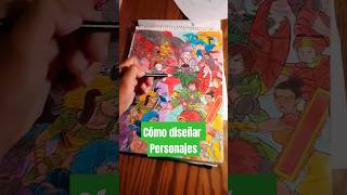 Colores diseñodepersonajes dibujando oc artista dibujante consejos arte echandotrazos [upl. by Lauter]