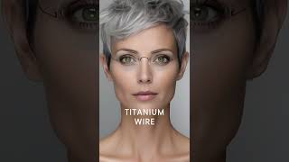 Featherweight Titanium Rimless Glasses 😲 Weighing Just 37g 🤯 glassesfashion eyeglasses [upl. by Elli]