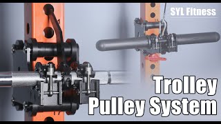 SYL Fitness Power Rack Trolley Pulley System [upl. by Alecram]