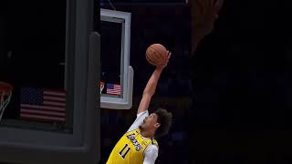 Jaxson Hayes Gets Insane Block Then Monster Slam basketball shorts [upl. by Nwatna]