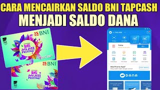 CARA MENCAIRKAN SALDO BNI TAPCASH MENJADI SALDO DANA [upl. by Morgenthaler]