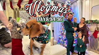 Vlogmas Day 2426  Merry Christmas Happy Holidays [upl. by Yornoc]