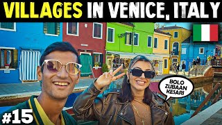 Worlds Most Colorful island in Venice Italy 🇮🇹  Europe Tour vlog [upl. by Ecela939]