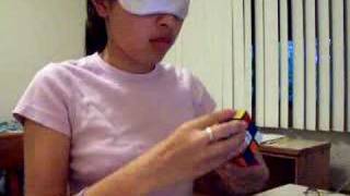 blindfold solving the rubiks cube [upl. by Eioj]