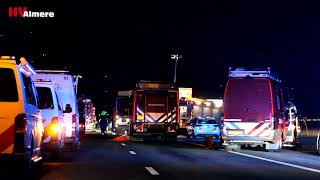 Dodelijk ongeval op A27 weg voorlopig dicht [upl. by Kwang773]