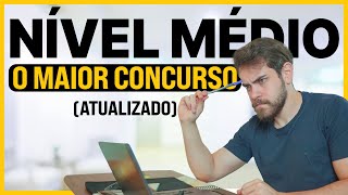 MELHOR CONCURSO NÍVEL MÉDIO 2024 PARA COMEÇAR HOJE🎯 [upl. by Olaf]