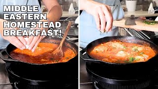 Healthy Shakshuka Recipe  A Delicious Middle Eastern Breakfast [upl. by Naffets]