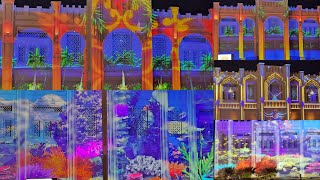 Sharjah light festival 2024Dazzling lights magical nights at Sharjah light festivalMust watch show [upl. by Idarb]