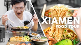 Taiwanese and Fujian Hokkien Food Tour in Xiamen [upl. by Tioneb]