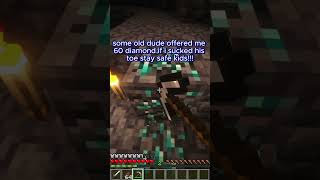 stay safe kids minecraft funny joke meme viralshort short shorts [upl. by Gittle855]