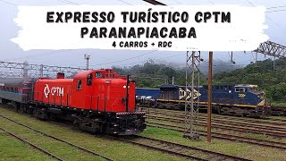 EXPRESSO TURÍSTICO CPTM 4 Carros  RDC [upl. by Wyler]