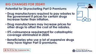 2024 Medicare Changes  The Inflation Reduction Act Overview [upl. by Sloatman511]