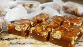 Maple Pecan Caramels Recipe Demonstration  Joyofbakingcom [upl. by Nosam520]