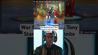 Part 1 Rhodey joins Tony to play Fortnite  ironman warmachine tonystark avengers marvel mcu [upl. by Leakcim]