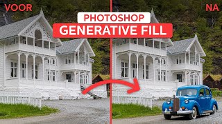 Generatief vullen met AI in Photoshop  Lightroom en Photoshop tips  Zoomnl [upl. by Akla]