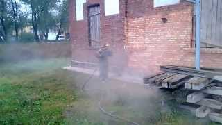 Sandblasting brick historic building restoration cleaning brickampstone [upl. by Jenifer21]