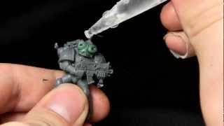 Painting a Golden Daemon Winner Dark Angels Space Marine from Dark Vengeance [upl. by Aiblis]