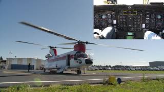 Chinook 234 CH47 Startup [upl. by Eram]