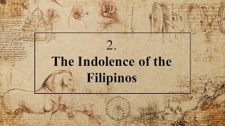 The Indolence of the Filipinos Summary and Analysis Part 2 [upl. by Giulio]