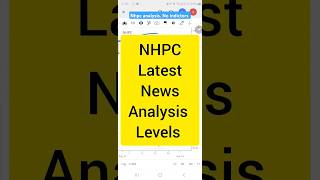 NHPC stock latest levels and news shorts stockmarket [upl. by Schifra781]