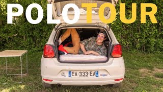 IL A AMÉNAGÉ SA POLO pour PARTIR EN WEEKEND  Aménagement voiture GOLF kangoo vantour vanlife DIY [upl. by Dasi]