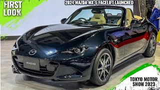 2024 Mazda MX5 Facelift Launched  Japan Mobility Show 2023  Full Interior Exterior [upl. by Fredelia]